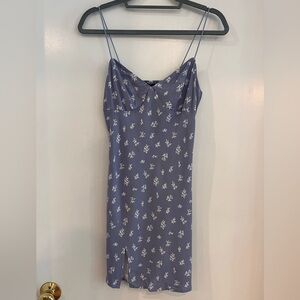 Kendall & Kylie Blue Flower Dress